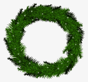 Hd Green Wreath Free - Wreath, HD Png Download, Transparent PNG