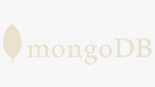 Mongodb White Logo-beige - Mongodb Hd, HD Png Download, Transparent PNG