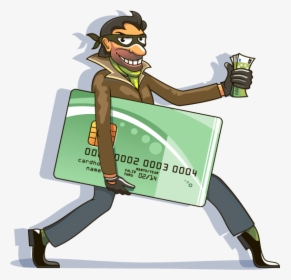 Stop, Thief Real Verification You Haven’t Been Hacked - Credit Card Fraud Clip Art, HD Png Download, Transparent PNG