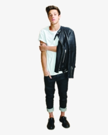 Leather Jacket , Png Download - Cameron Dallas Leather Jacket, Transparent Png, Transparent PNG