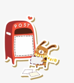 Transparent Mailbox Clipart - Cute Post Box Clipart, HD Png Download, Transparent PNG