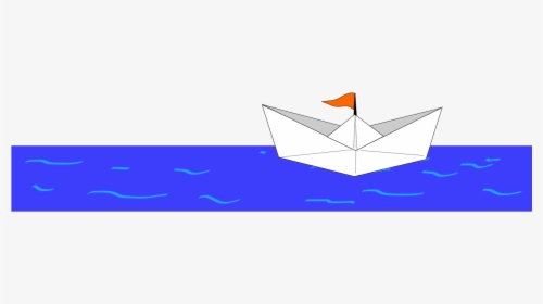 Boat Paper Folded Ship Water Png Image - Triangle, Transparent Png, Transparent PNG