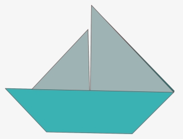 Origami Sailboat Clipart, HD Png Download, Transparent PNG