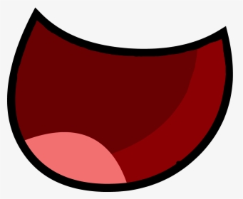 Clipart Mouth Red Object - Bfdi Mouth Assets Png, Transparent Png, Transparent PNG
