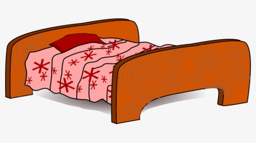 Angle,orange,chair - Bed Clip Art, HD Png Download, Transparent PNG