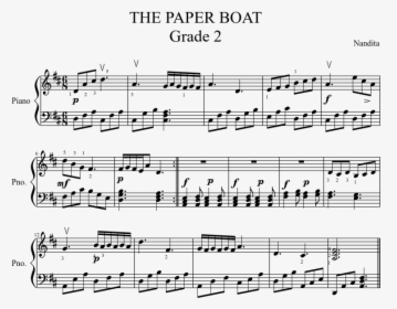 The Paper Boat Grade 2 Sheet Music Composed By Nandita - Ngarra Burra Ferra Sheet Music, HD Png Download, Transparent PNG
