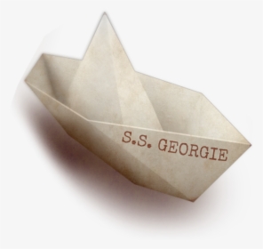 #pennywise #it #pennywisetheclown #clown #george #georgie - Transparent Paper Boat Georgie, HD Png Download, Transparent PNG