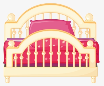 Transparent Muebles Png - Princess Bed Cartoon, Png Download, Transparent PNG