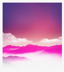 Fundal Red Mountain Material Afterglow Calm Horizon - Afterglow, HD Png Download, Transparent PNG