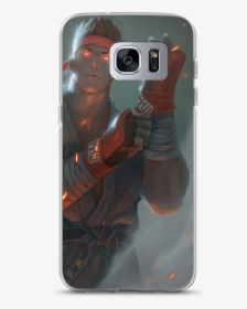 Dark Ryu Mockup Case On Phone Case On Phone Samsung - Smartphone, HD Png Download, Transparent PNG