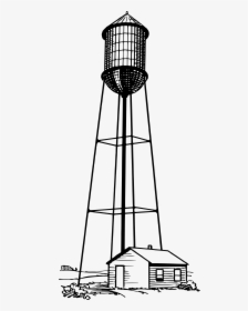 Water Tower - Free Water Tower Clipart, HD Png Download, Transparent PNG