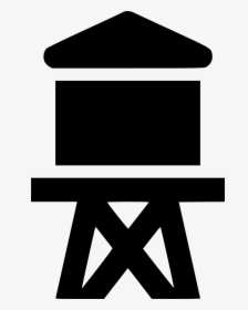 Water Tower - Water Tower Icon, HD Png Download, Transparent PNG