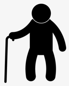 Elderly Person Icon, HD Png Download, Transparent PNG