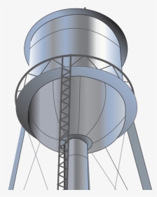Water Tower Clip Art Png Free Download For Digital - Water Tower Transparent Background, Png Download, Transparent PNG