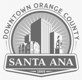 Santa Ana Water Tower Logo , Png Download - Santa Ana Downtown Orange County, Transparent Png, Transparent PNG