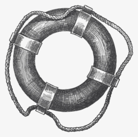 Life Preserver Image Black And White, HD Png Download, Transparent PNG