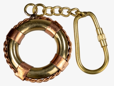 Brass Life Preserver Keychain - Circle, HD Png Download, Transparent PNG