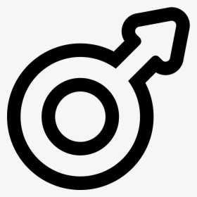 Male Outlined Sign - Male Sign Outline, HD Png Download, Transparent PNG