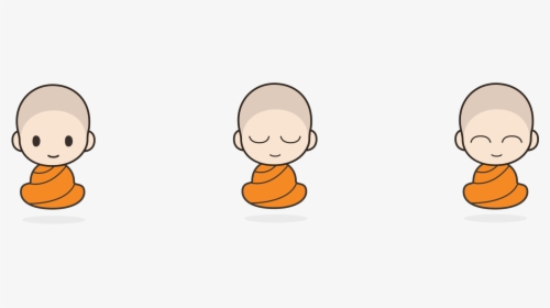Cartoon , Png Download - Buddhist Monk Cartoon Transparent, Png Download ,  Transparent Png Image - PNGitem
