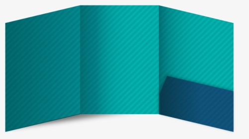 Three Panel One Pocket Folder Template - Construction Paper, HD Png Download, Transparent PNG
