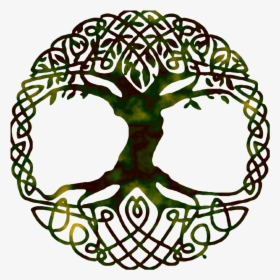 Life Of Symbol Tree Yggdrasil World Gospel Clipart - Yggdrasil Tattoo, HD Png Download, Transparent PNG