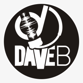 Chalk Dj Png - Dj Dave Logo, Transparent Png, Transparent PNG