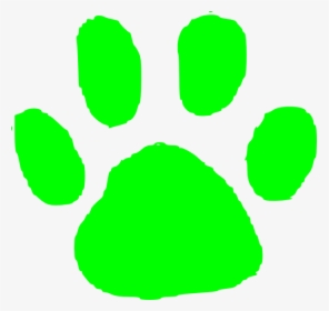Green Foot Print Svg Clip Arts - Animal Foot Prints Clipart, HD Png Download, Transparent PNG