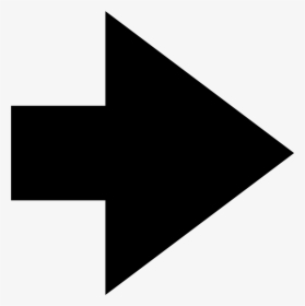 Small Right Arrow Png , Png Download - Black-and-white, Transparent Png, Transparent PNG