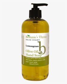 Olive Oil Hand Soap, Lemongrass - Bottle, HD Png Download, Transparent PNG