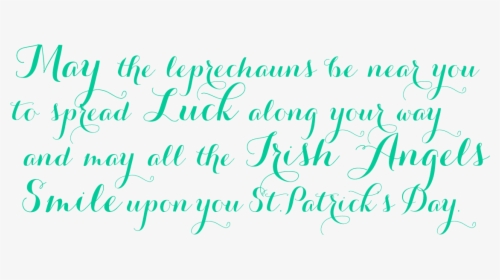 Patrick S Day - Calligraphy, HD Png Download, Transparent PNG