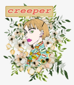 Transparent Creepers Png - Moldura Decorativa Formato Rombo Rosas, Png Download, Transparent PNG