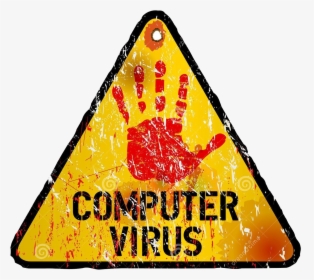 Computer Virus Alert Sign - Trojan Computer Virus, HD Png Download, Transparent PNG