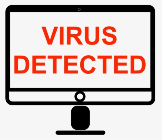 Virus Detected - Sign, HD Png Download, Transparent PNG