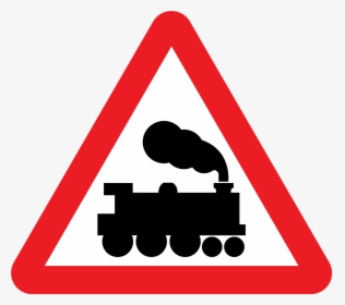 Dirt Road Png Download - Level Crossing Without Barrier Sign, Transparent Png, Transparent PNG