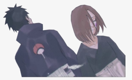 #naruto #render #anime Render #obito #rin - Obito Y Rin, HD Png Download, Transparent PNG