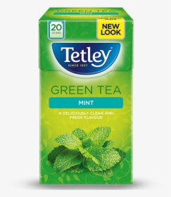 Green Tea Mint - Tetley Green Tea Mint, HD Png Download, Transparent PNG