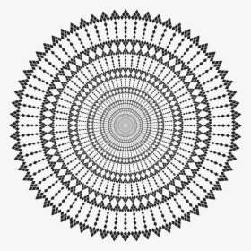 Geometric Style Mandala - Abstract Geometric Circle Png, Transparent Png, Transparent PNG
