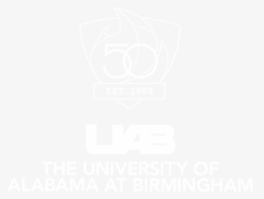 Uab 50th Logo - Johns Hopkins Logo White, HD Png Download, Transparent PNG