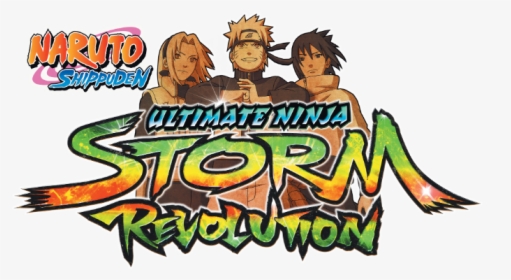 Naruto Shippuden Ultimate Ninja Storm Revolution - Naruto Shippuden Ultimate Ninja Storm Revolution Logo, HD Png Download, Transparent PNG