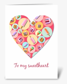 Sweet Candy Heart Greeting Card - Bullying Awareness Week, HD Png Download, Transparent PNG