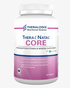 Theranatal Core Provides The Essential Nutrients For - Theralogix Prenatal, HD Png Download, Transparent PNG