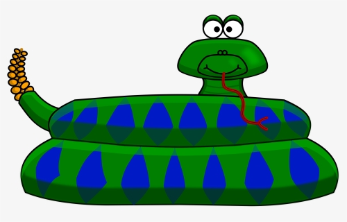 Cartoon Snake - Diamond Back Rattlesnake Cartoon, HD Png Download, Transparent PNG