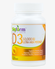 Vitamin D3 50k 15 Caps - Nutraceutical, HD Png Download, Transparent PNG