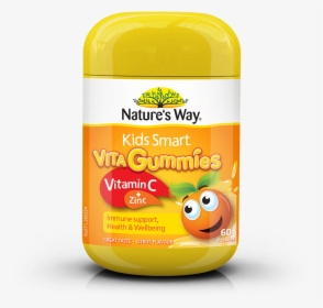 522596 Kids Smart Vita Gummies Vitamin C - Nature's Way Kids Smart Vita Gummies Vitamin C 60 Gummies, HD Png Download, Transparent PNG