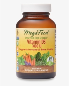 Megafood Vitamin D3 1000 Iu, HD Png Download, Transparent PNG