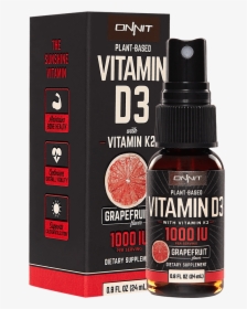 Vitamin D3 Spray With Vitamin K2 In Mct Oil - Vitamin D3 Oil Spray, HD Png Download, Transparent PNG