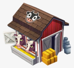 Food Street Wiki - Cow And Shed Cartoon, HD Png Download, Transparent PNG