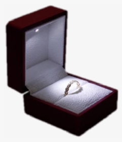 Transparent Ring Box Png - Wedding Ring Proposal Box, Png Download, Transparent PNG