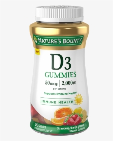 Vitamin D3 Gummies - D3 Gummies Nature's Bounty, HD Png Download, Transparent PNG