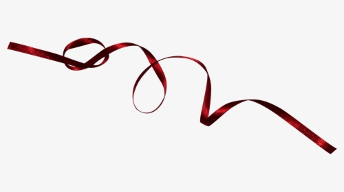 Red Ribbon Clip Art - Curling Ribbon Png, Transparent Png, Transparent PNG